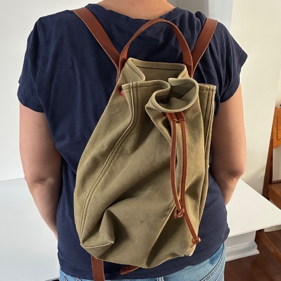 Madewell Cotton Canvas Bag / Backpack - Picture 12 of 13